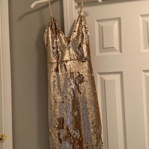 Sequin pattered dress